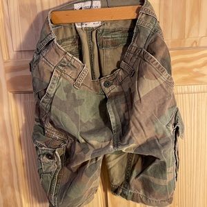 American Eagle Camo Cargo Shorts
